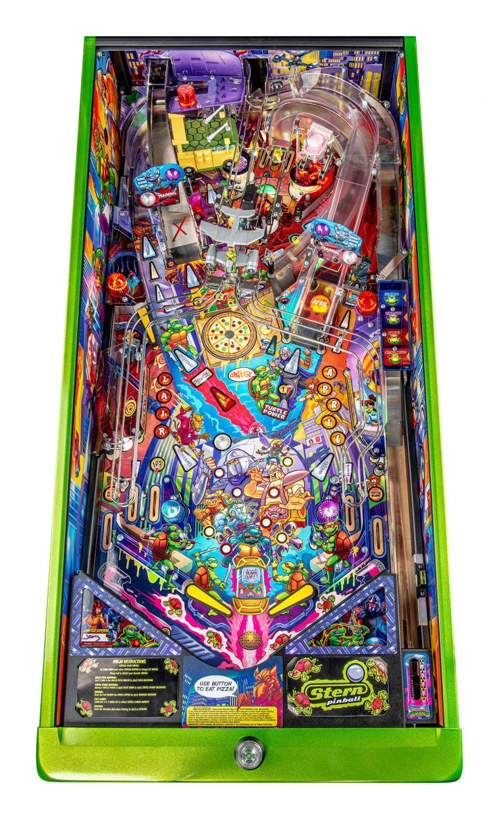 The Limited Edition Playfield with van toy, Krang toy, and ramp diverter.